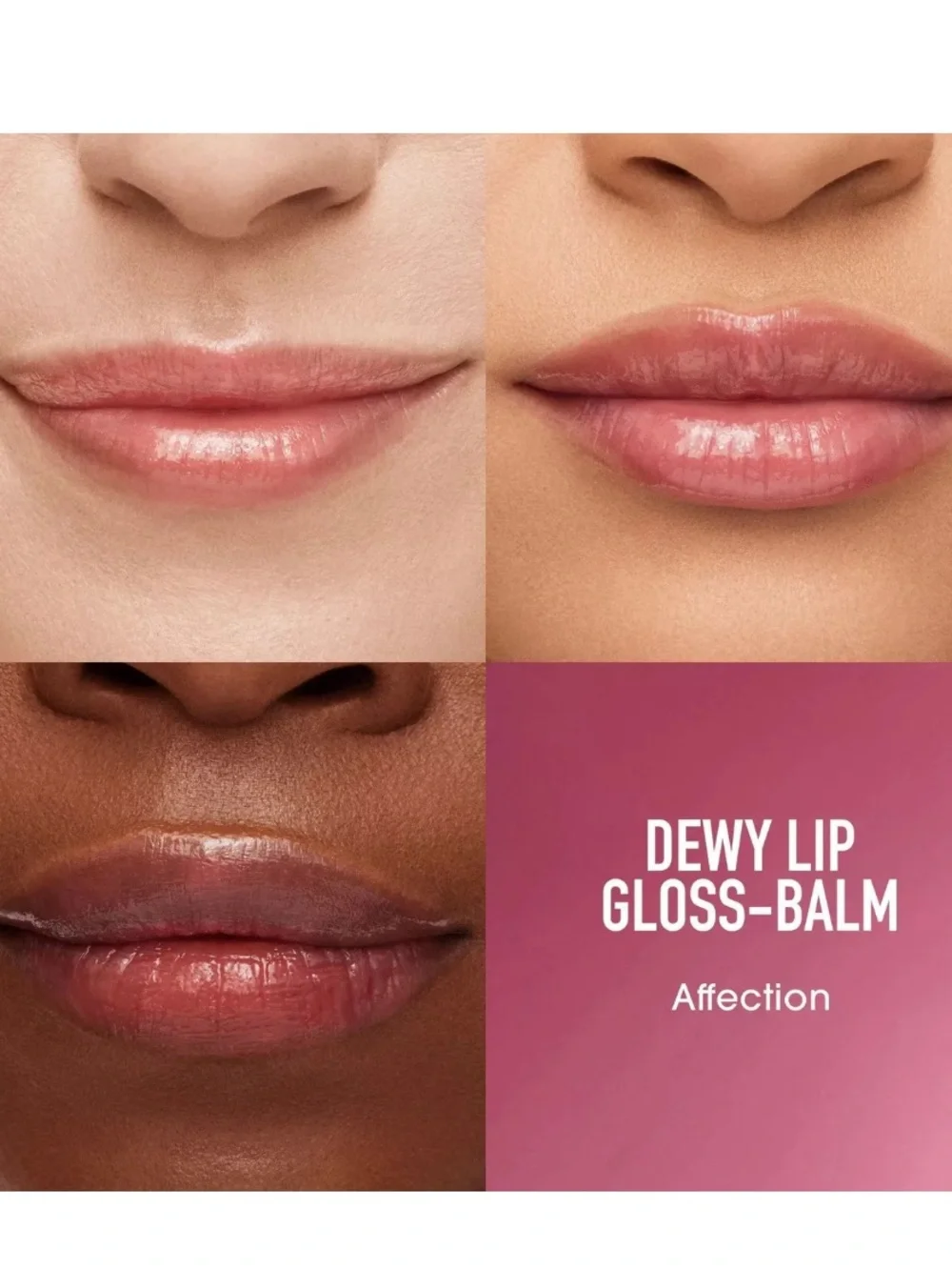 bareMinerals Dewy Lip Gloss-Balm in Affection 3g BRAND NEW IN BOX